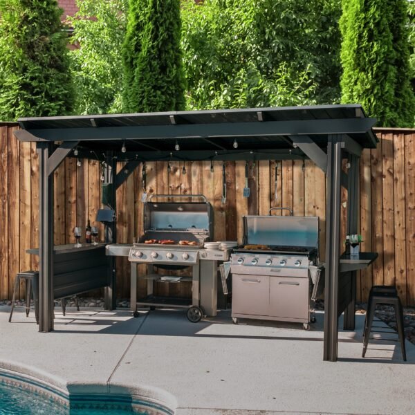 Backyard Discovery Rockport XL Grill/BBQ Gazebo