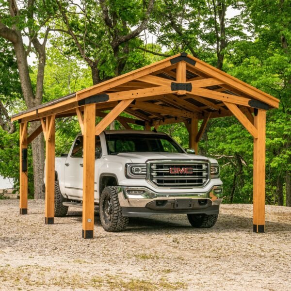 Backyard Discovery 6.1m x 3.7m Norwood Carport/Gazebo